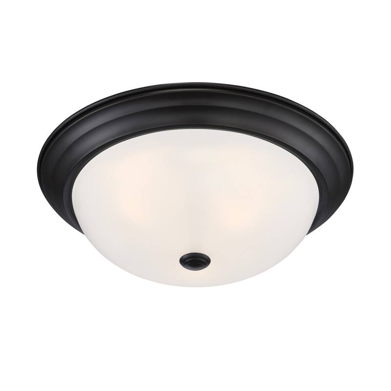 Designers Fountain Decorative Flushmount 3 Light 15" Wide Flush Mount - Oil Rubbed Bronze
