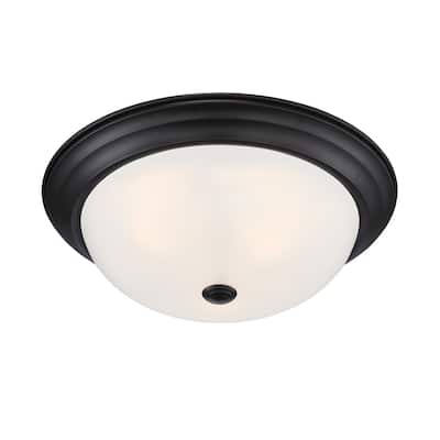 Designers Fountain Decorative Flushmount 3 Light 15" Wide Flush Mount