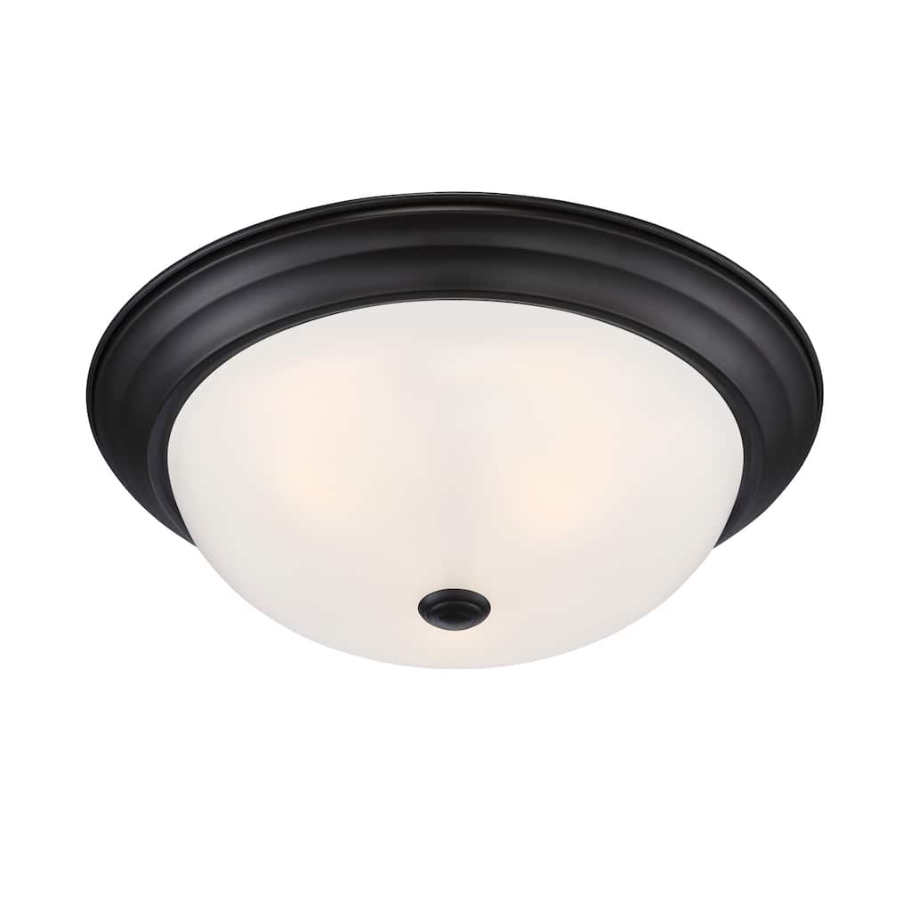 Designers Fountain Decorative Flushmount 3 Light 15" Wide Flush Mount