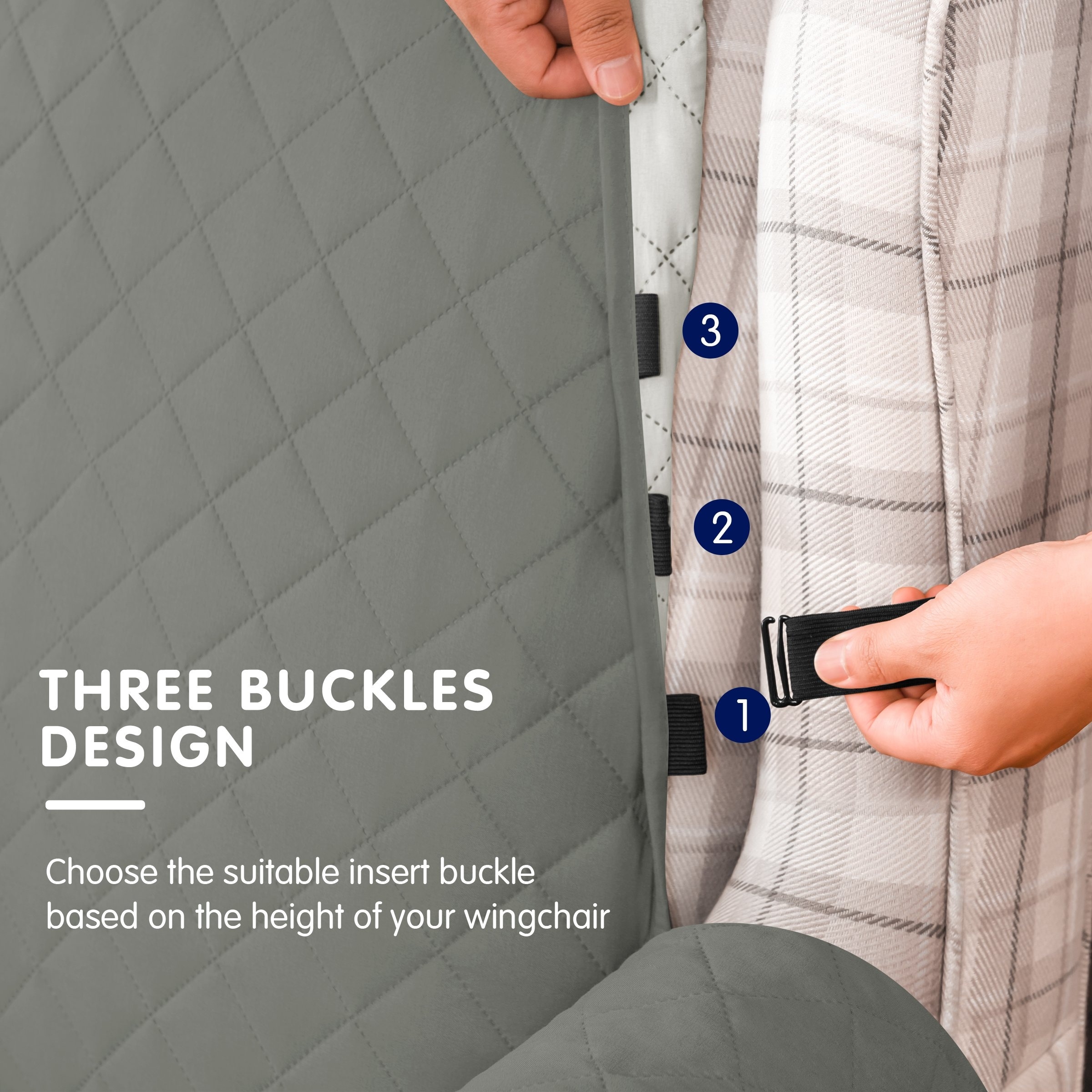 Subrtex wing chair on sale slipcover