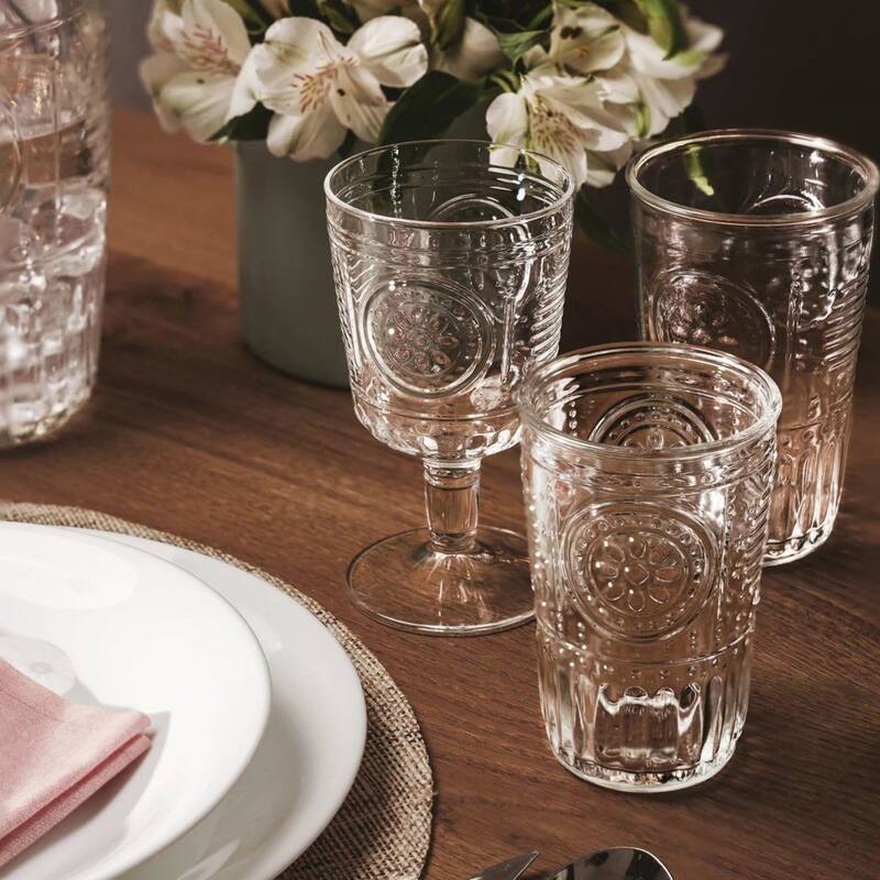 Bormioli Rocco Set Of 4 Romantic Glasses
