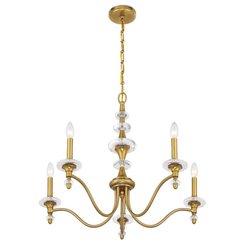 Savoy House 1-1361-5 Champlain 5 Light 28" Wide Taper Candle Style