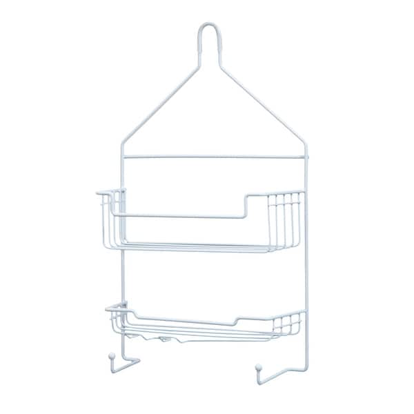 slide 2 of 13, Kenney Rust-Resistant 2-Tier Small Hanging Shower Caddy - White White