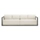 preview thumbnail 1 of 12, Uttermost Remsen Outdoor Gray Sofa