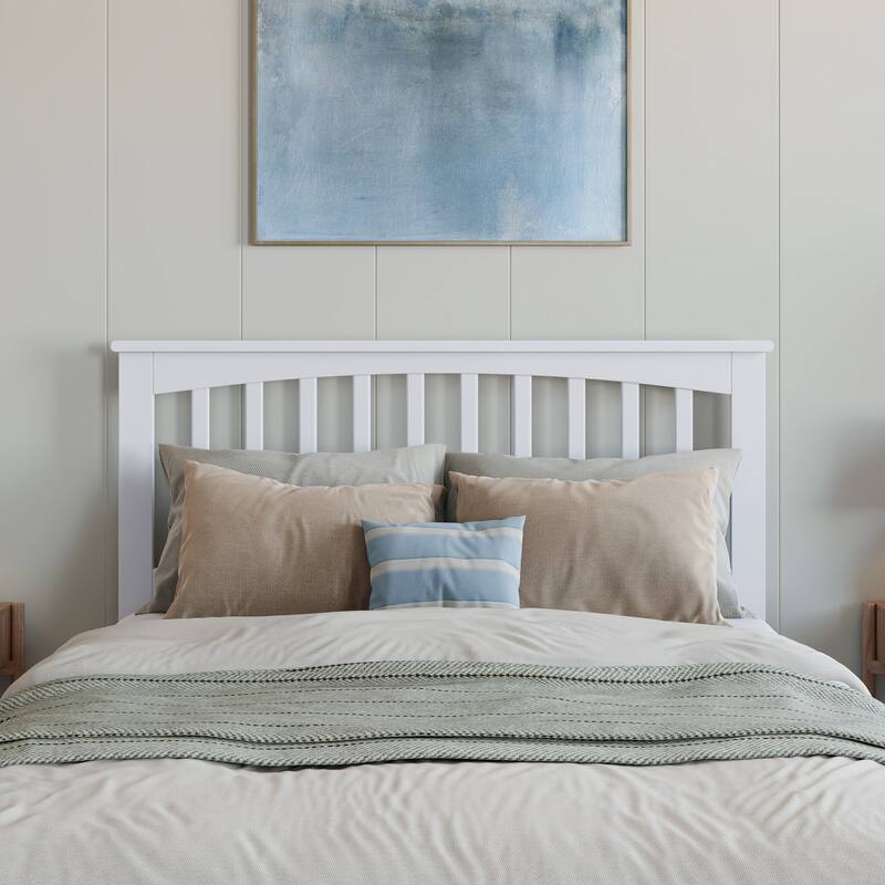 Everett Platform Bed with Panel Footboard and Twin Trundle