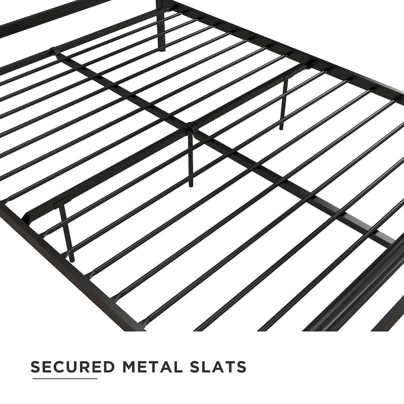 Avenue Greene Liane Industrial Minimalist Metal Platform Bed