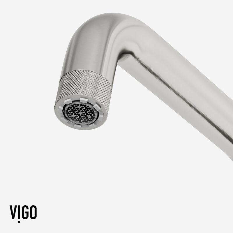 VIGO Cass 13" H Widespread Pull-Out Sprayer Kitchen Faucet