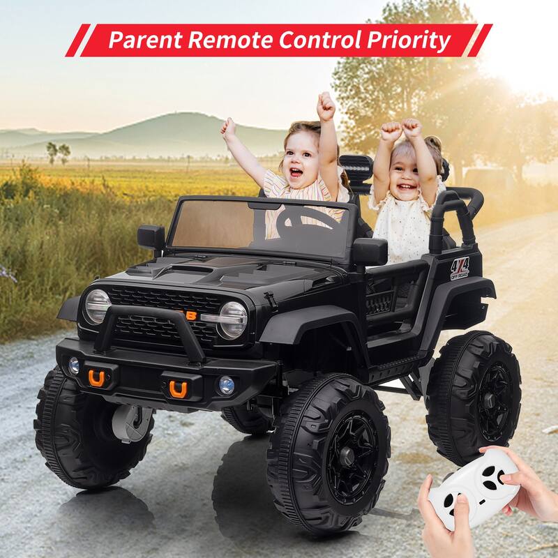 2 Seats 24V Kids Ride on Truck with Remote Control
