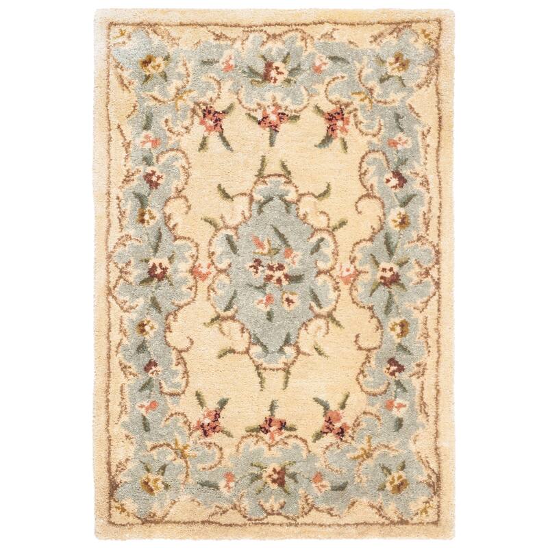 SAFAVIEH Handmade Bergama Achsah Oriental Hand-spun Wool Rug