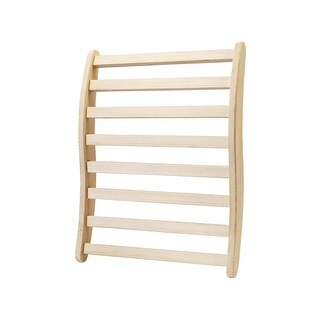Hemlock round stick Sauna backrest
