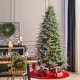 preview thumbnail 6 of 57, Glitzhome 7.5ft/9ft/11ft Pre-Lit Green Full Fir Artificial Christmas Tree with 1800/2450/3200 LEDs Simple Setup
