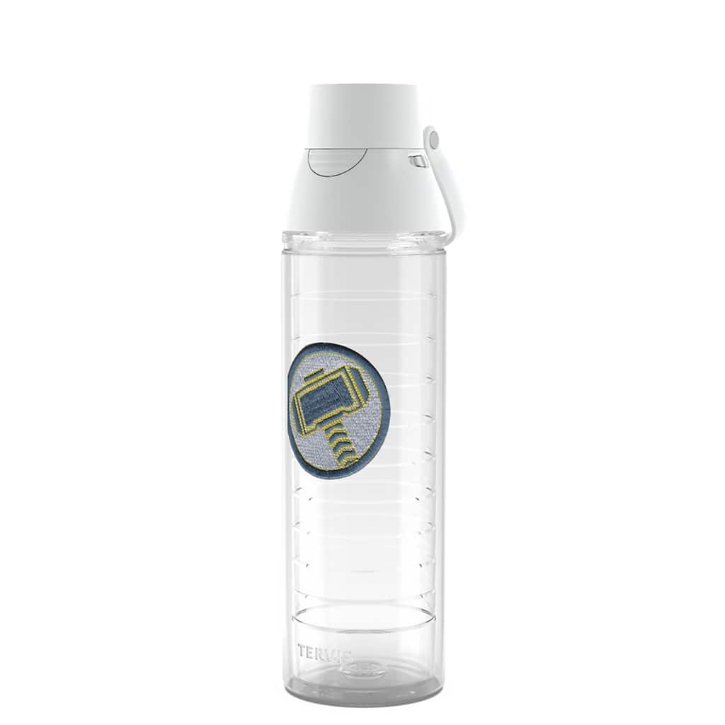 Tervis Marvel Thor Icon Made in USA Double Walled Insulated Travel Tumbler, Classic - 24oz Venture Lite Water Bottle
