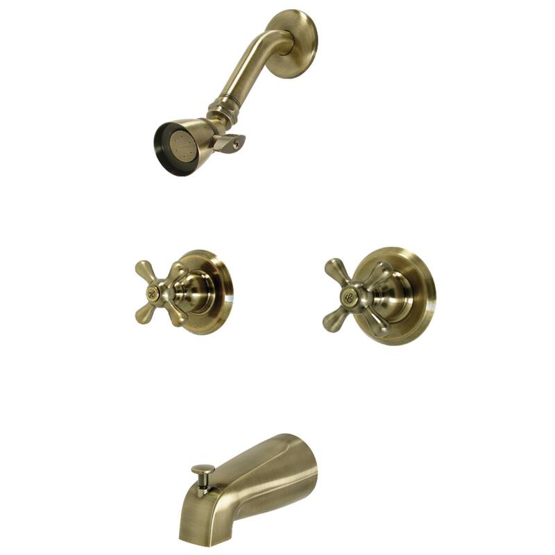 Magellan Two-Handle Tub and Shower Faucet - Antique Brass