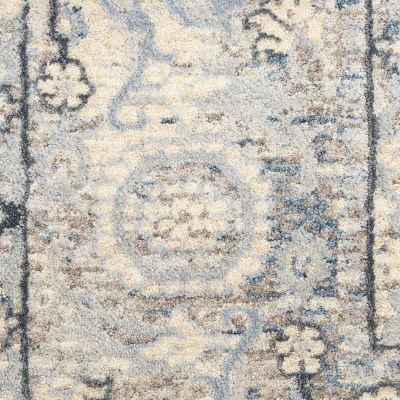 Nourison Home Sultana Indoor only Ivory/Blue Persian Area Rug