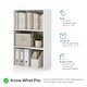preview thumbnail 6 of 29, DH BASIC Modern Stackable Storage Organizer Bookcase with Doors