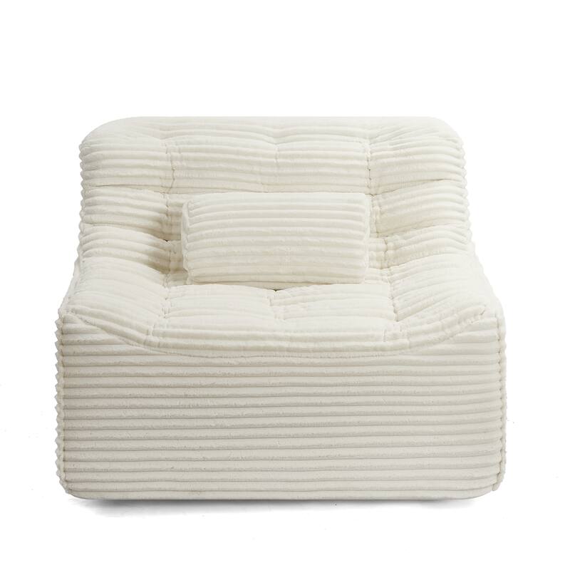 360 Oversize swivel Glider Chair with switchable head pillow and waist pillow , comfortable compression swivel chair