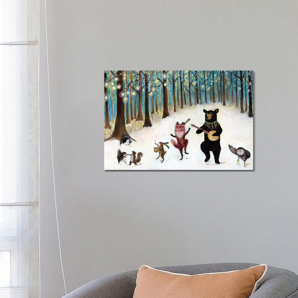 iCanvas "Forest Festivities" by Jahna Vashti Canvas Print