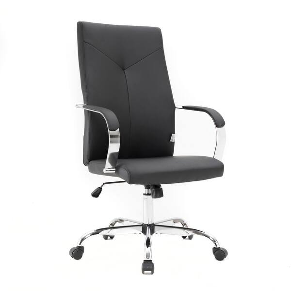 slide 2 of 51, LeisureMod Sonora Modern Leather High Back Executive Office Chair Black