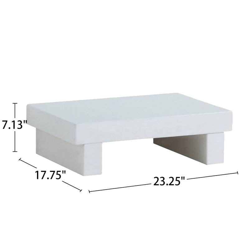 Wooden Small Nightstand with USB Charger