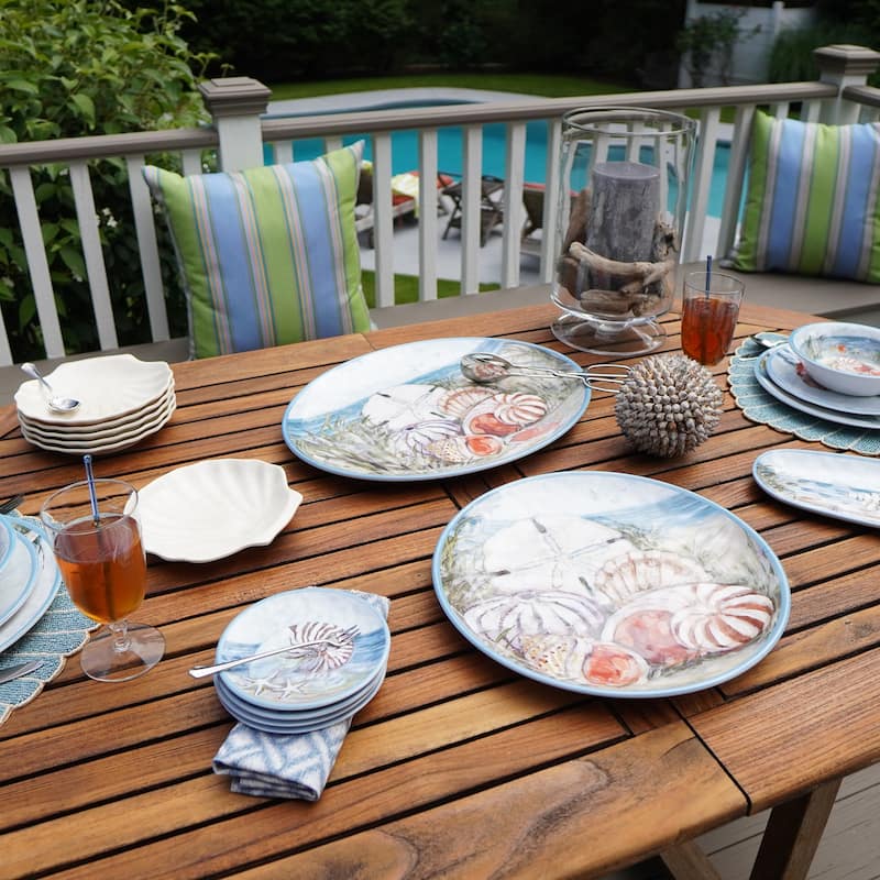 Certified International Seacoast 2-piece Platter Set