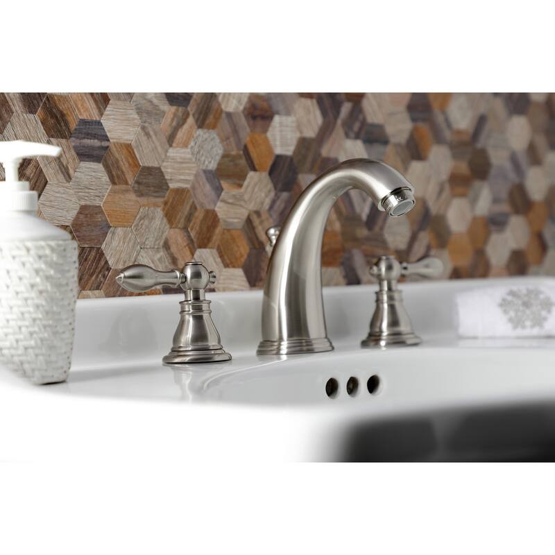 American Classic Deck Mount Widespread Bathroom Faucet