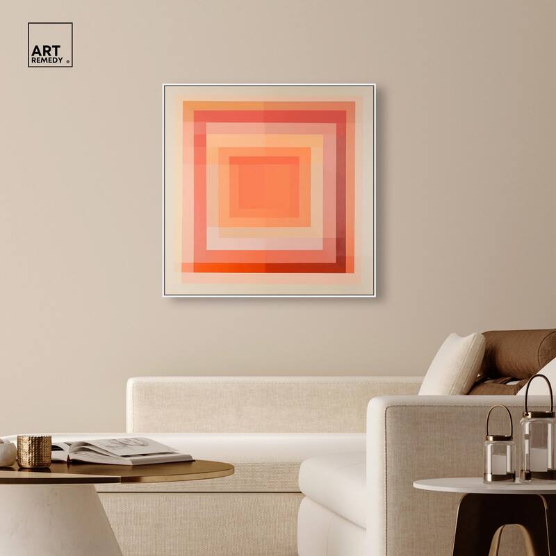Minimal Color Blocks III Canvas by Art Remedy