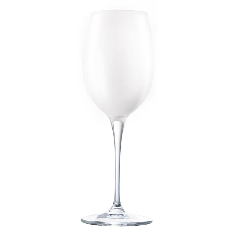 Majestic Gifts Inc. Glass Water/ Wine Goblets - Opal - 14 Oz. - Set/6