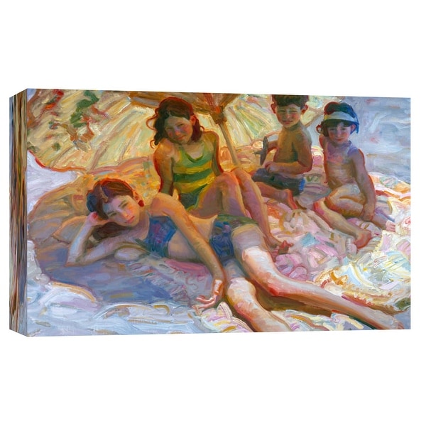 PTM Images 9-101719 PTM Canvas Collection 8" x 10" - "Chinese Umbrella" Giclee Children Art Print on Canvas