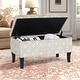 preview thumbnail 10 of 25, Adeco Storage Ottoman Bench Fabric Patterned Rectangular Toy Chests