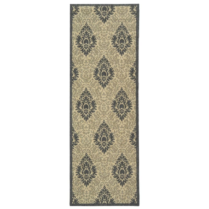 SAFAVIEH Courtyard Willene Boho Indoor/ Outdoor Waterproof Patio Backyard Rug