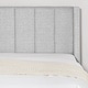 preview thumbnail 4 of 70, Spruce & Spring Eleanor Upholstered Platform Bed Frame with Vertical Stripe Headboard
