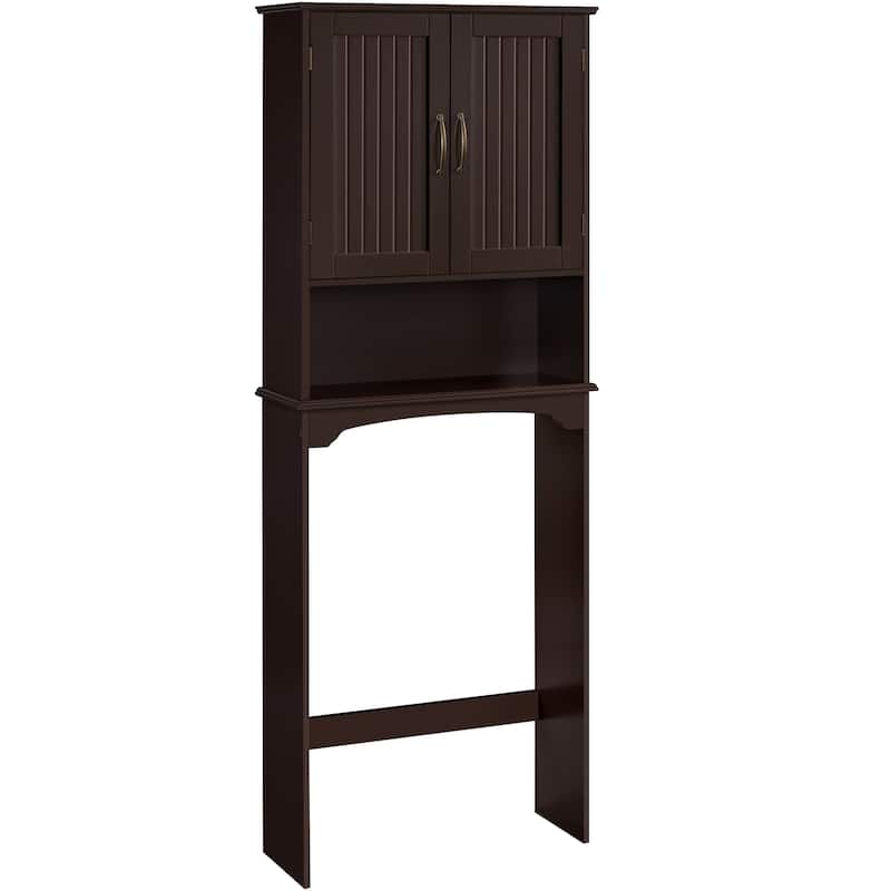 Yaheetech Bathroom Space Saving Organizer Over-the -Toilet with Adjustable Shelf for Bathroom
