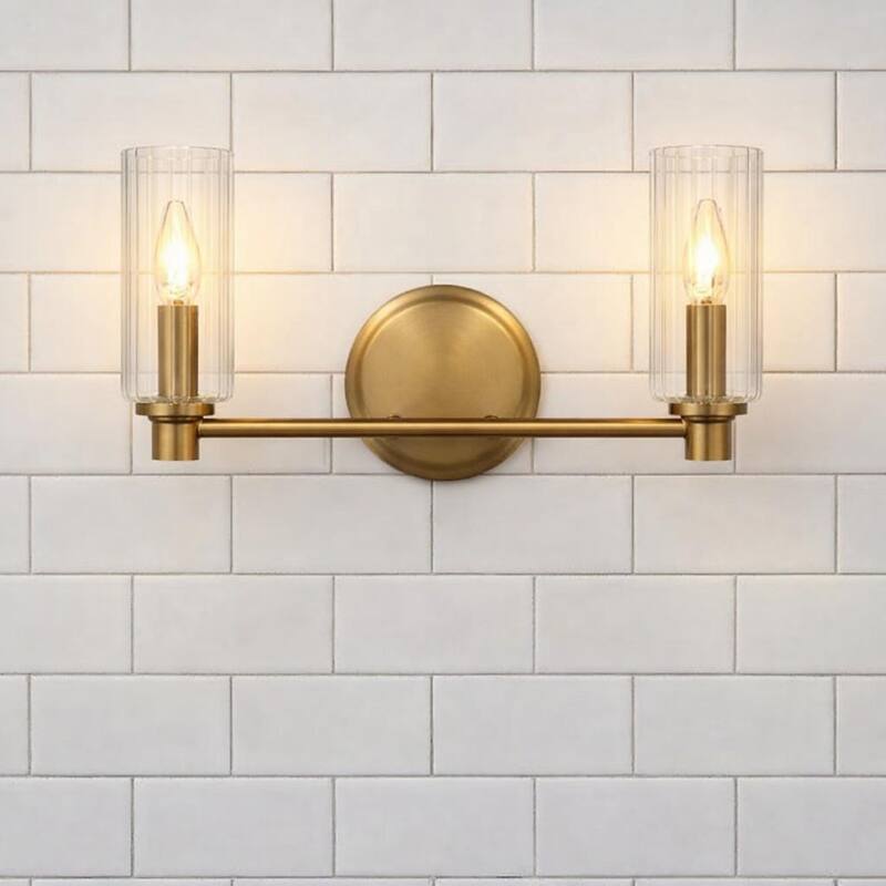 Zana Elegant Double-Light Wall Sconce with Modern Flair