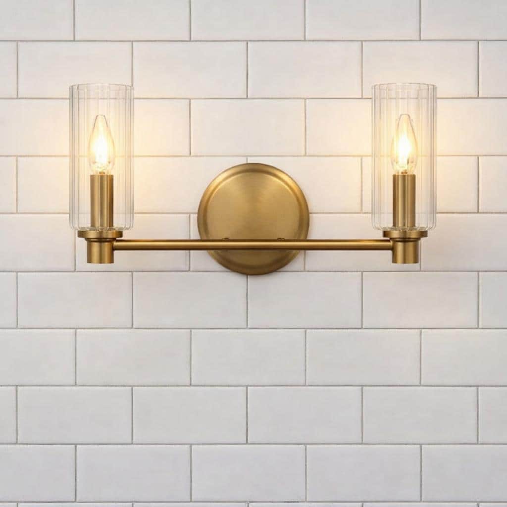 Zana Elegant Double-Light Wall Sconce with Modern Flair