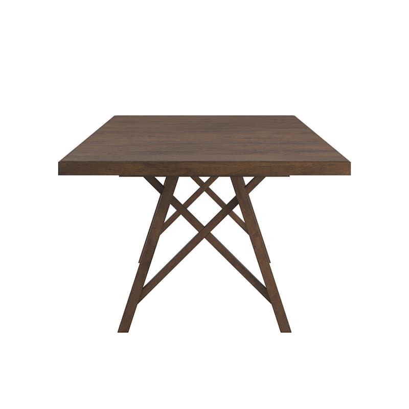 Harstad 72"-90" Wood Finish Extendable Dining Set by iNSPIRE Q Modern