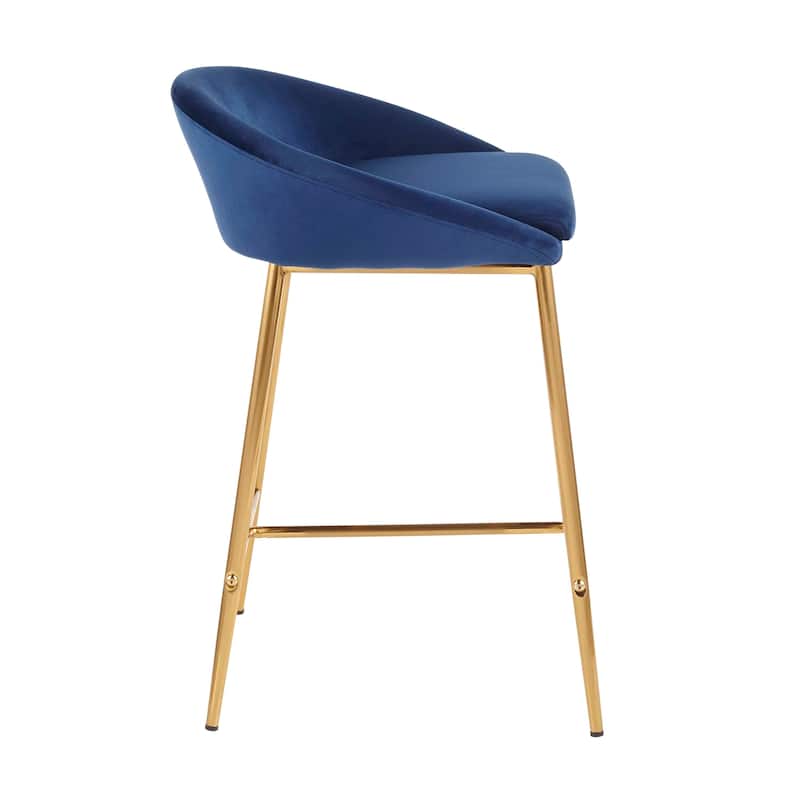 Silver Orchid Livesey 26-inch Glam Counter Stool (Set of 2)