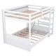 preview thumbnail 31 of 34, Wood Convertible Full Size Bunk Bed with Storage & Bedside Table