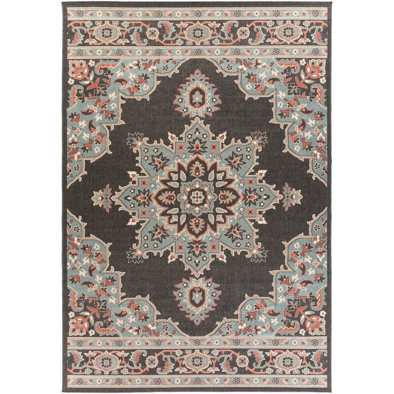 Livabliss Cesare Medallion Indoor/ Outdoor Area Rug