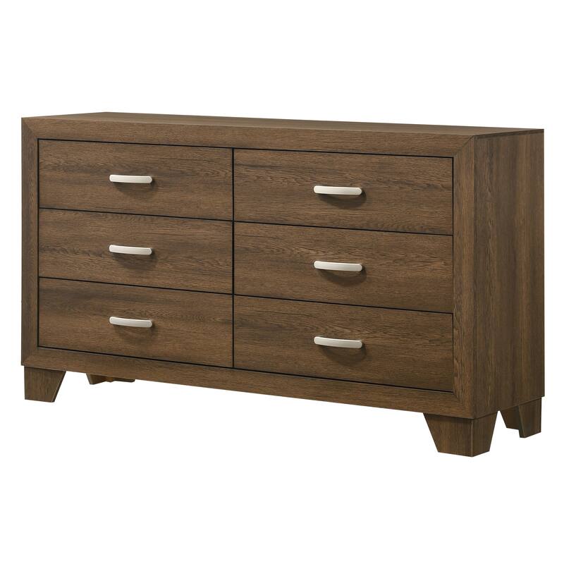 Dabovich Dresser with 6-Drawer - Oak