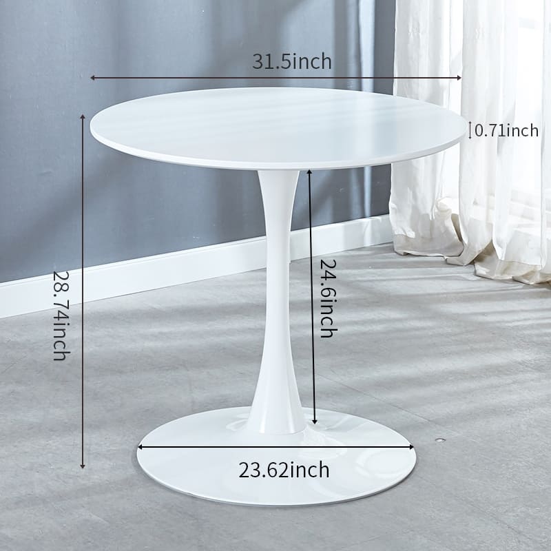 Dining Table with Metal Legs