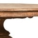 preview thumbnail 4 of 4, Nico 59-inch Round Reclaimed Pine Antique Natural Carved Pedestal Dining Table