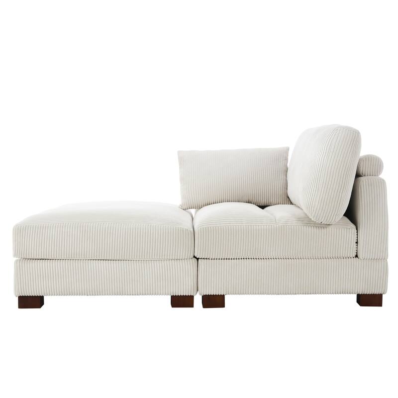 88" Convertible Larger Couch Modular Sectional Sofa Set