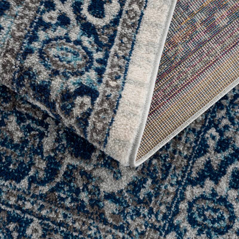 Hauteloom Istanbul Collection Vintage Oriental Traditional Medallion Area Rug