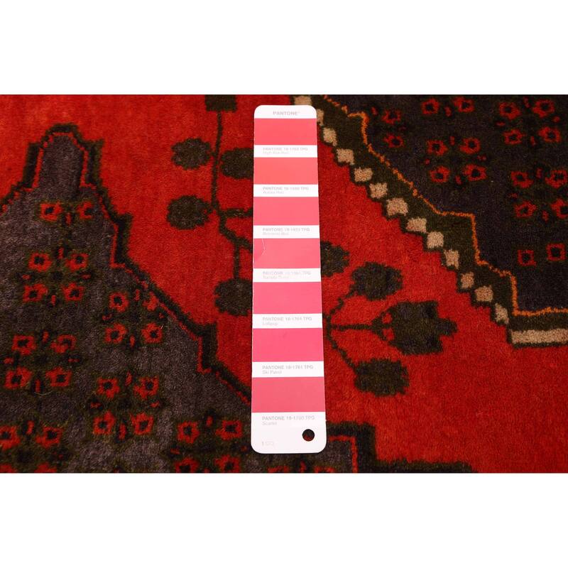 ECARPETGALLERY Hand-knotted Konya Anatolian Red Wool Rug - 3'7 x 12'8