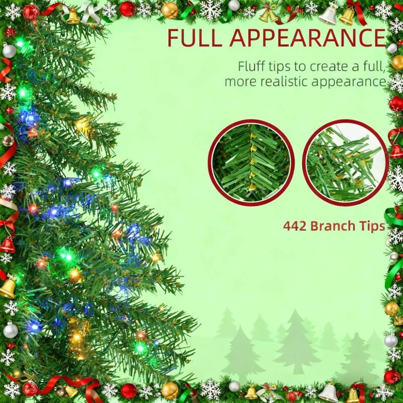 6FT Intdoor Artificial Pencil Shape Christmas Trees