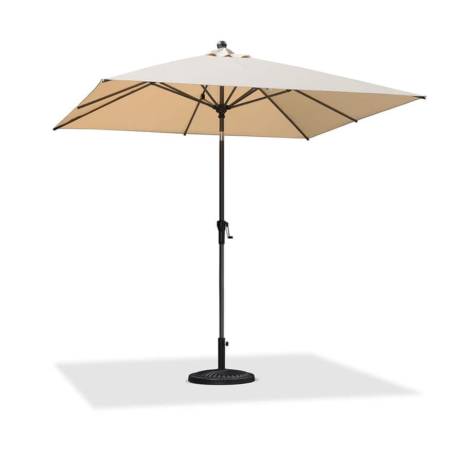 PURPLE LEAF Heavy-duty Crank and Tilt Table Umbrella Outdoor Patio Market Umbrella
