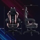 preview thumbnail 3 of 16, HOMCOM Racing Gaming Chair with Cat Ears, Reclining Faux Leather Computer Chair with Footrest