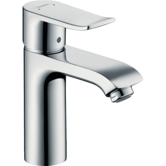 Hansgrohe Metris 0.5 GPM Single Hole Bathroom Faucet with Drain - Chrome