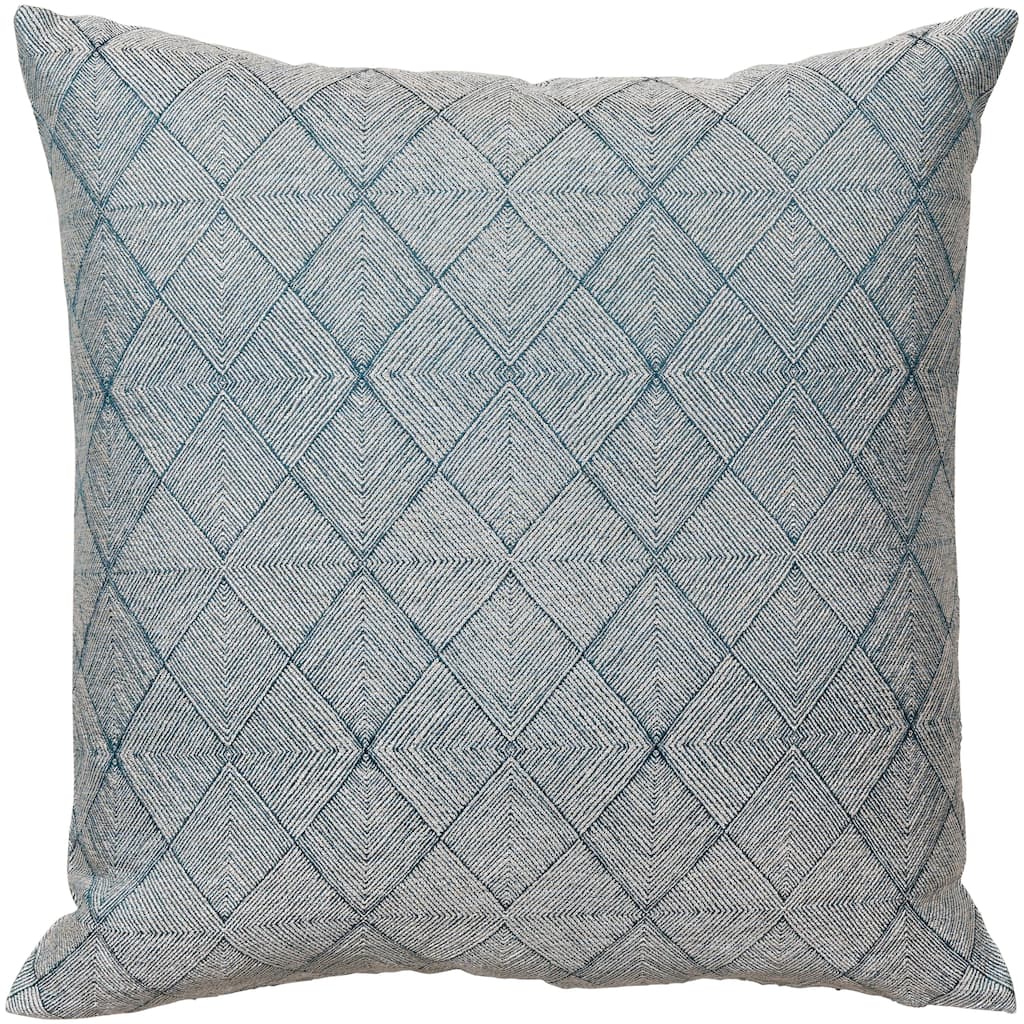 Porch & Den Vesper Metallic Jacquard Throw Pillow Cover