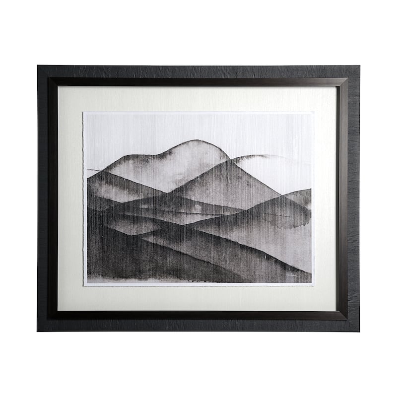Beyond the Rainy Hills II Framed Art Print